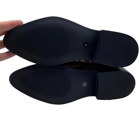 Steven by Steve Madden Bootie Hickory Tiger Black Brown Leather Zip Size 6 - Picture 9 of 9